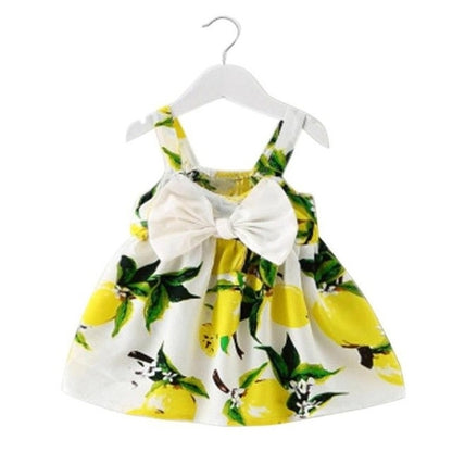 Baby Girl Clothes Lemon Printed sundress Infant