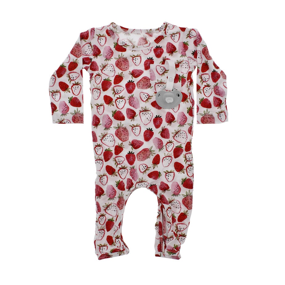 You are Berry Special - Doodalou Bamboo Baby Romper - 6 - 9 Months