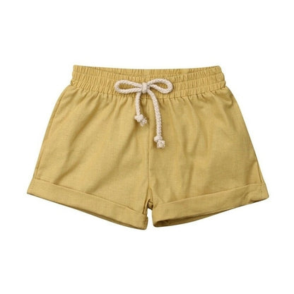 Kid's Harem Linen Shorts