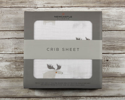 Mister Moose Crib Sheet