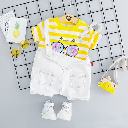 Funky Toddler Overall Set