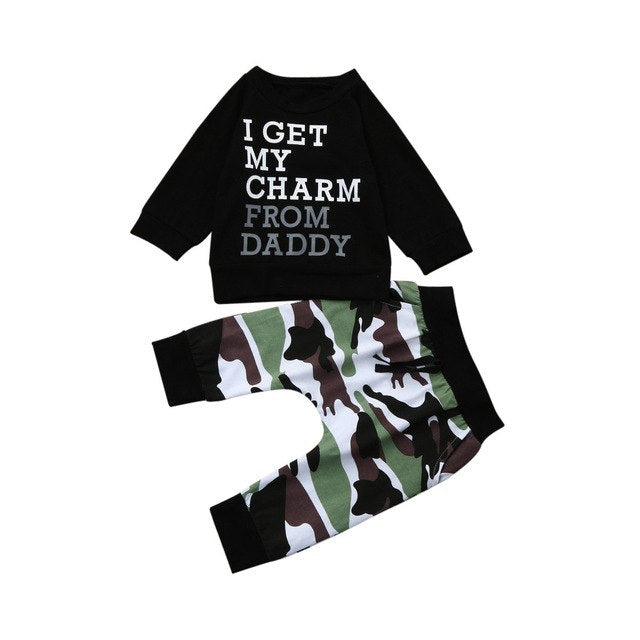 Toddler Kids Baby Boy clothes fashion Letter print