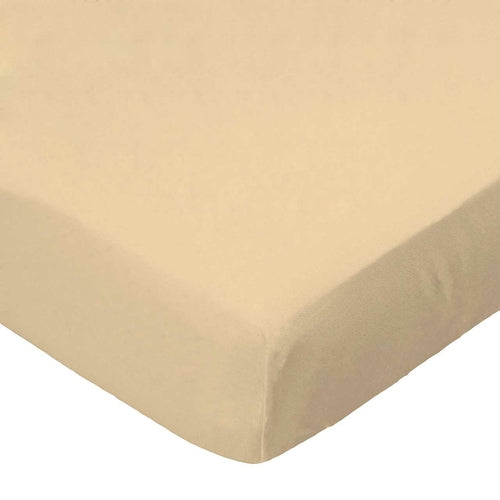 SheetWorld Fitted Crib Sheet - 100% Cotton Woven - Solid Peach Woven,