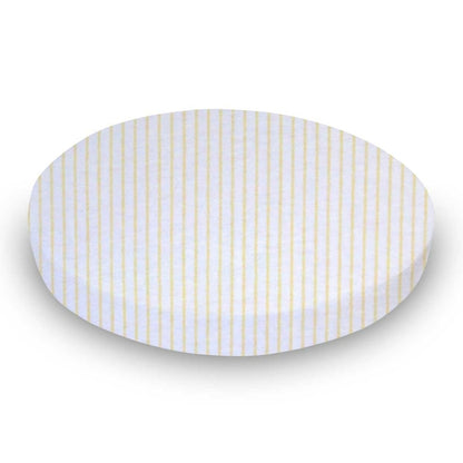 SheetWorld Fitted Oval Crib Sheet Fits Stokke Mini - 100% Cotton
