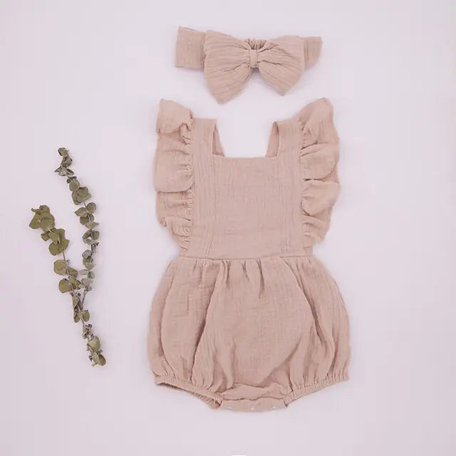 Organic Cotton Summer Baby Girl Clothes