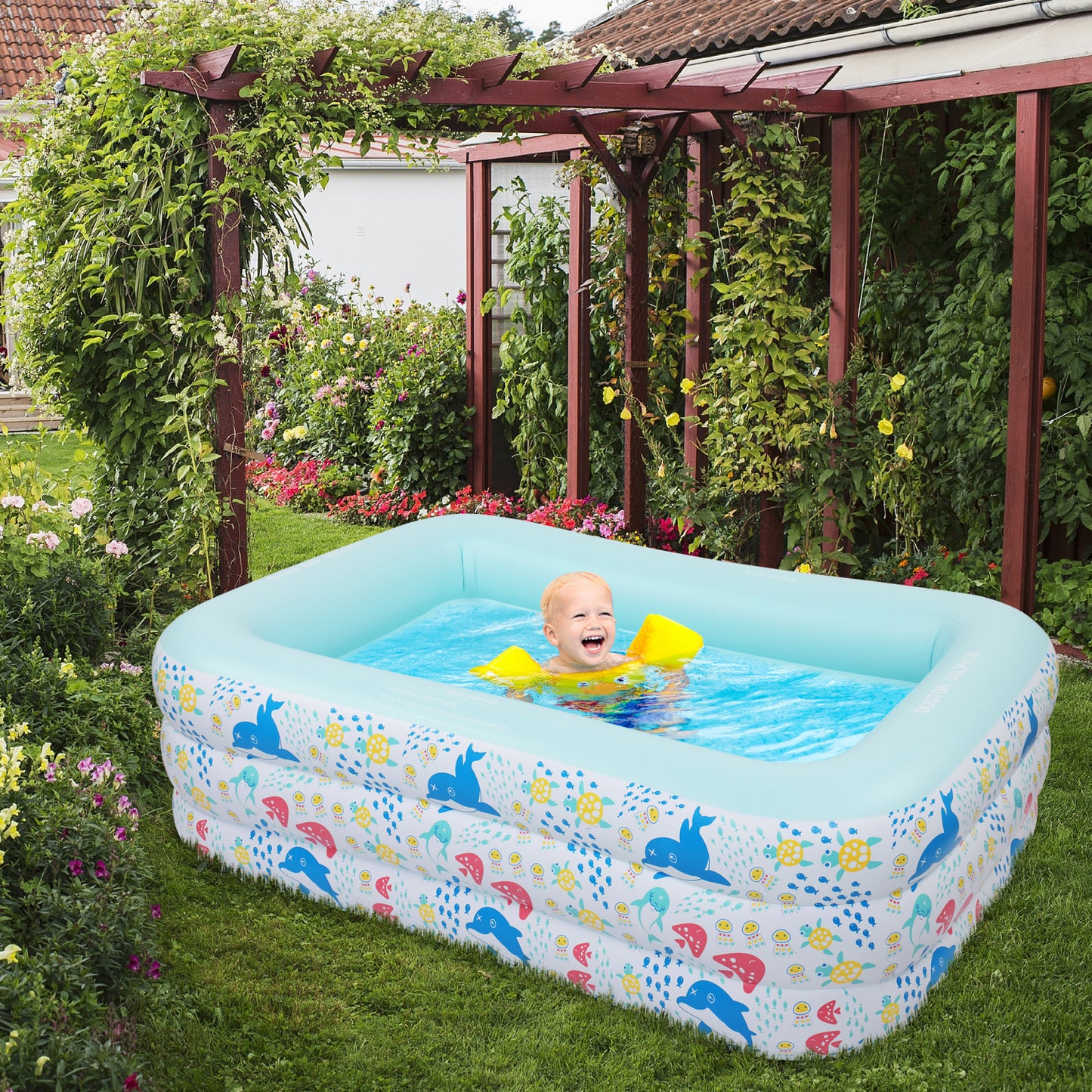 Indoor & Outdoor Inflatable Swim Pool for Kids