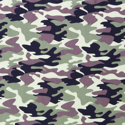 SheetWorld Fitted Crib Sheet Set - 100% Cotton Woven - Camo, Made In